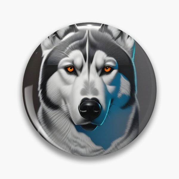 Item preview, Husky, charcoal drawing, Ai Generated Art  designed and sold by ACC .