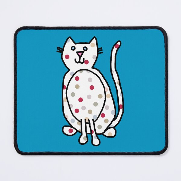 Item preview, Cute Cat with Magentaverse Spots designed and sold by ellenhenry.