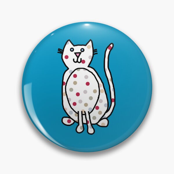 Item preview, Cute Cat with Magentaverse Spots designed and sold by ellenhenry.