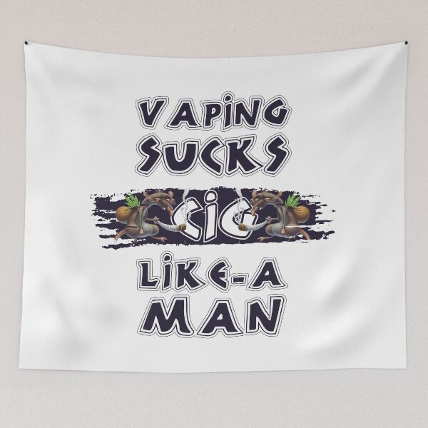 Item preview, Vaping Sucks Smoke a Cig like a Man designed and sold by HamzaZemharir.