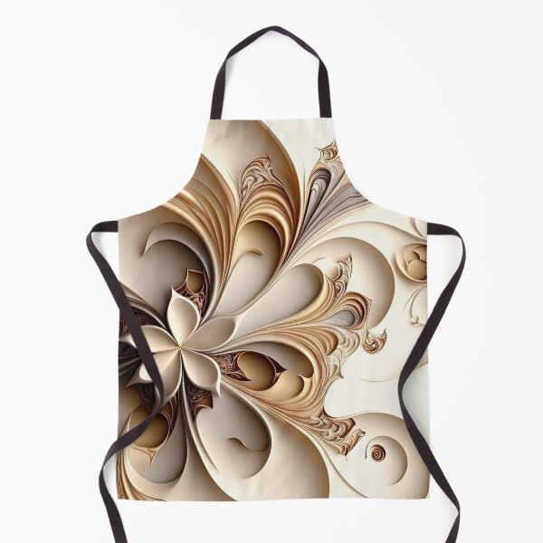 Item preview, Abstract Neutral Flowers Floral Design Warm Beige Tones Art designed and sold by FloralFancy.