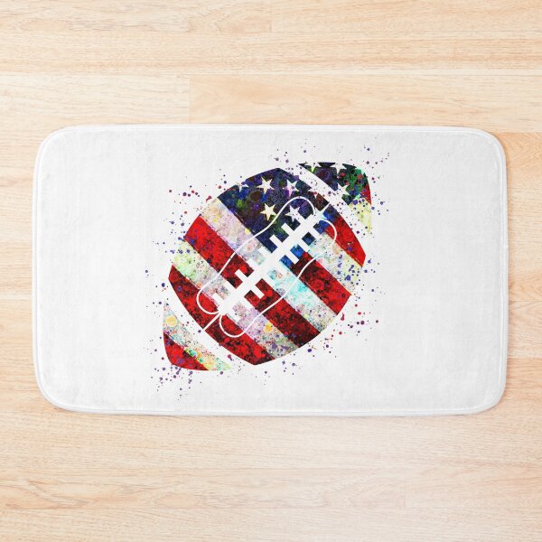 Item preview, American Football Ball Watercolor Silhouette designed and sold by LotusGifts.
