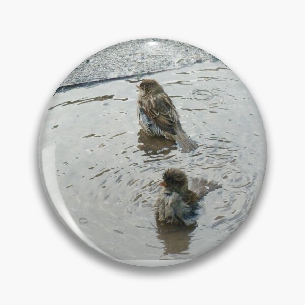 Item preview, Bath Time For Two Birds designed and sold by TechLaughs.