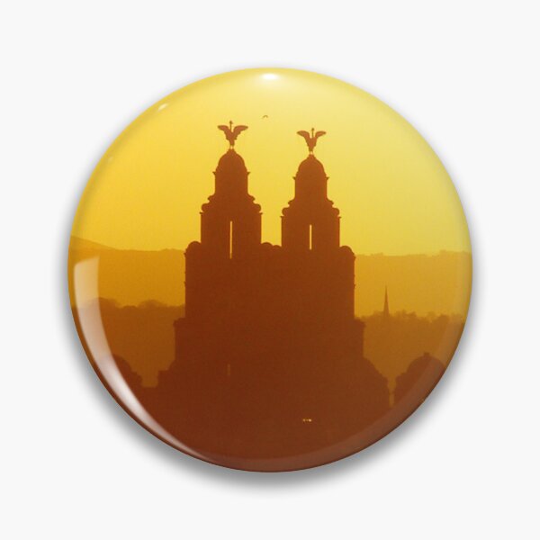 Item preview, Liver Building at Sunset designed and sold by Anna Fairley Nielsson.