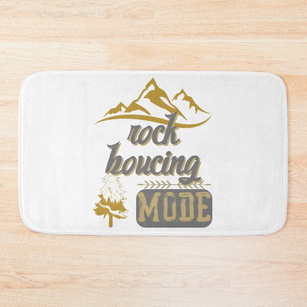 Item preview, rock boucing mode, forest river sun inside tree pine designed and sold by movie-popcorn.