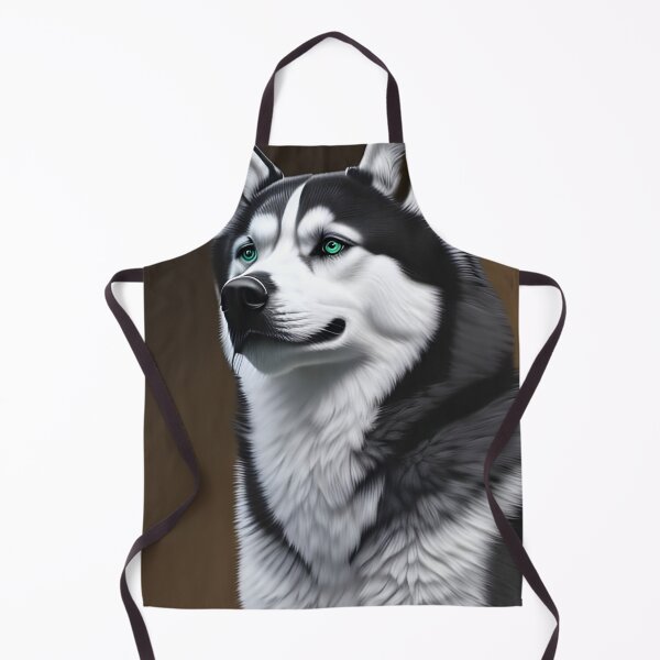 Item preview, Happy Husky, charcoal drawing, Ai Generated Art designed and sold by ACC .