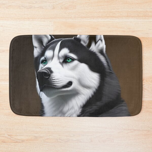 Item preview, Happy Husky, charcoal drawing, Ai Generated Art  designed and sold by ACC .