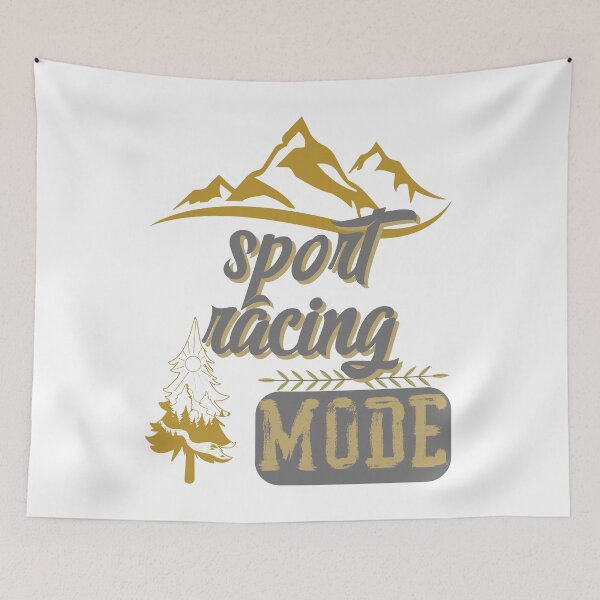 Item preview, sport racing mode, forest river sun inside tree pine designed and sold by movie-popcorn.