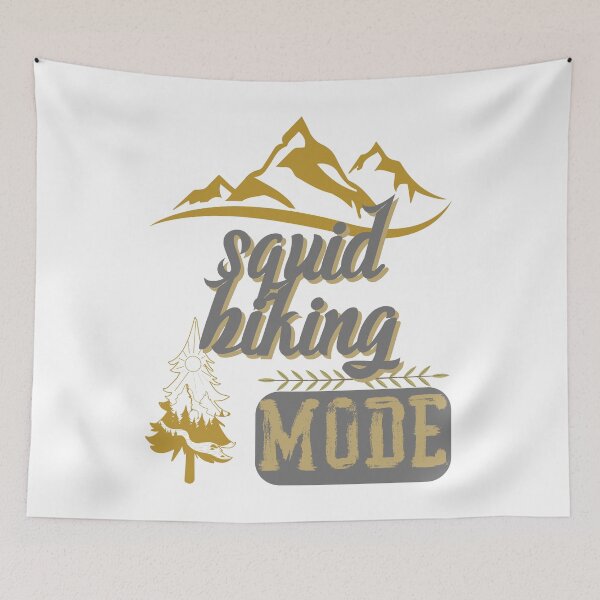 Item preview, squid biking mode, forest river sun inside tree pine designed and sold by movie-popcorn.