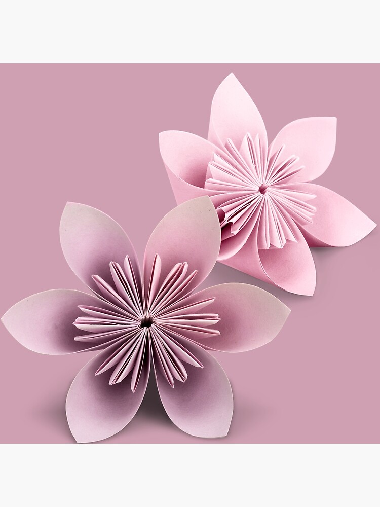Paper Folded Flowers Greeting Card for Sale by HerartbyHer