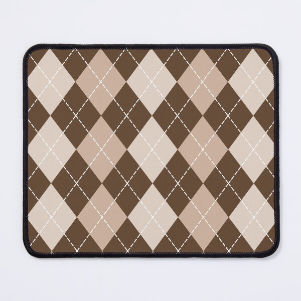 Item preview, Brown Argyle Pattern designed and sold by starrylite.