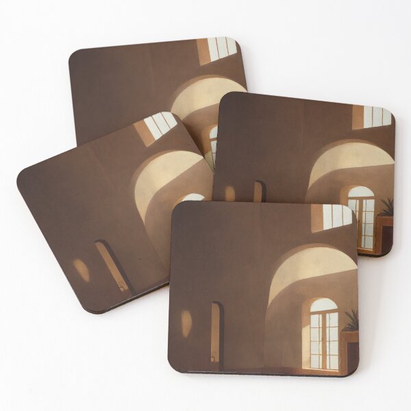 Item preview, Luxury Spanish Modern Living Interior with Arch Doorway at Golden Hour designed and sold by bryanchvzz.