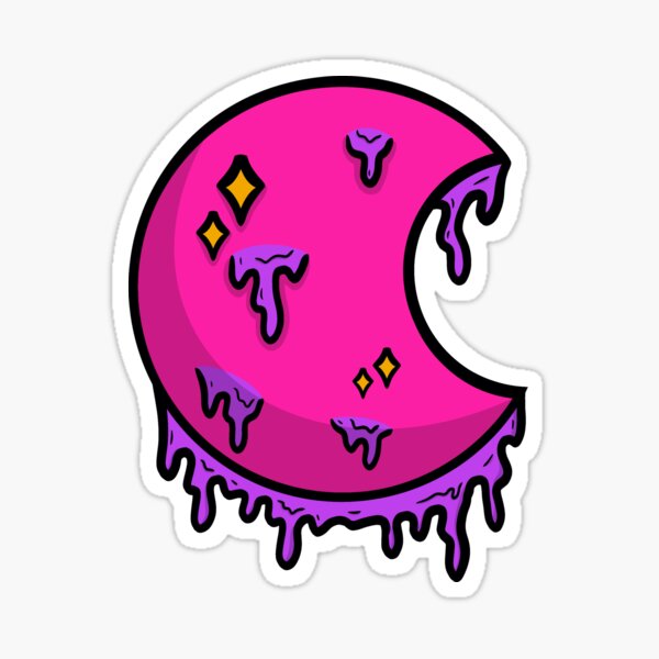 Oozy Moon Sticker