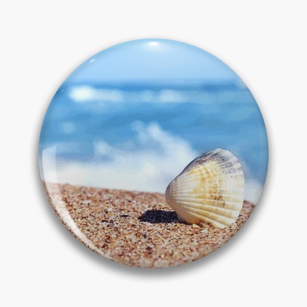 Item preview, Starfish and seashell on the summer beach designed and sold by ksn-anahaa.