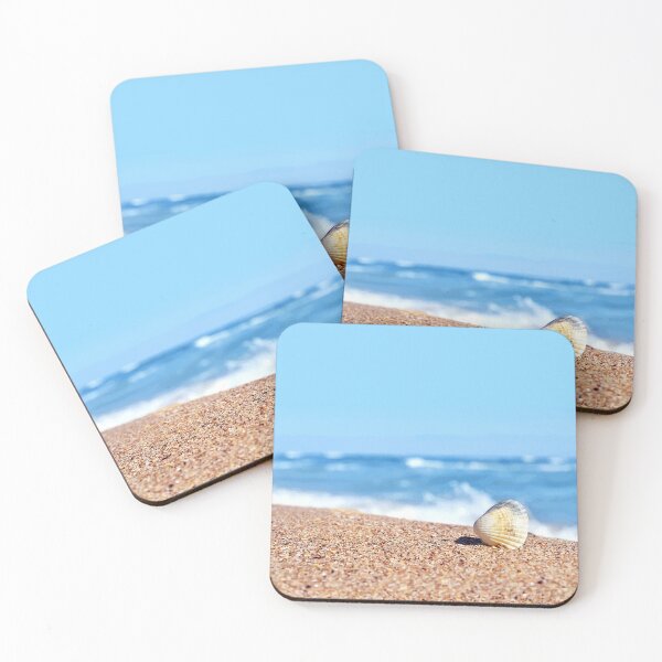 Item preview, Starfish and seashell on the summer beach designed and sold by ksn-anahaa.