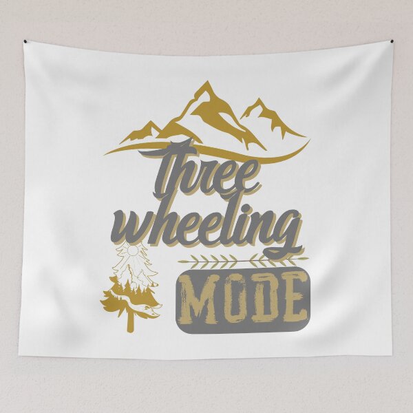 Item preview, three wheeling mode, forest river sun inside tree pine designed and sold by movie-popcorn.