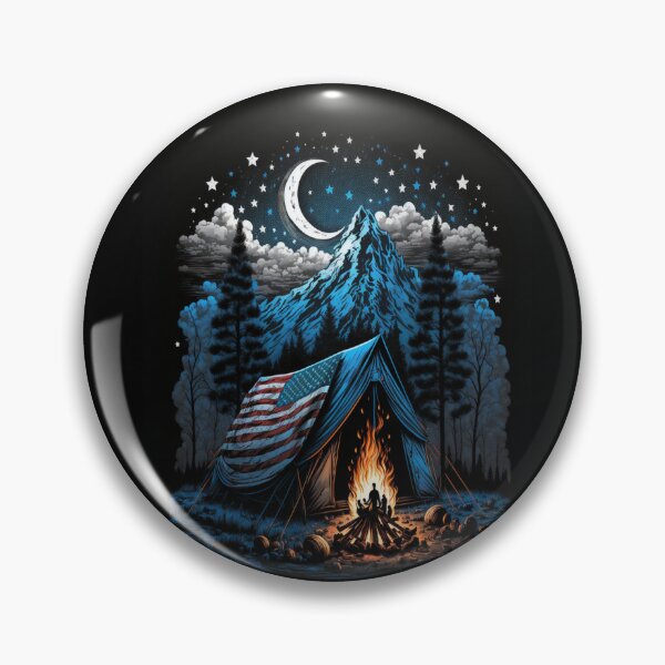 Item preview, Patriotic Campers American Flag designed and sold by druckfun.