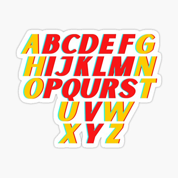 ABC nerd - Abc - Sticker