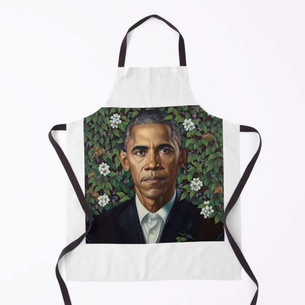 Aperçu de l'œuvre Portait de Barack Obama Kehinde wiley créée et vendue par dualogy.