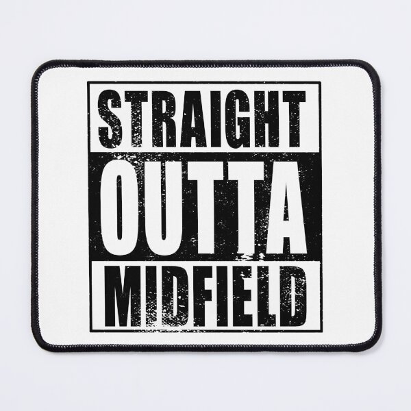 Item preview, Straight Outta Midfield (black) designed and sold by SolidEarthArt.