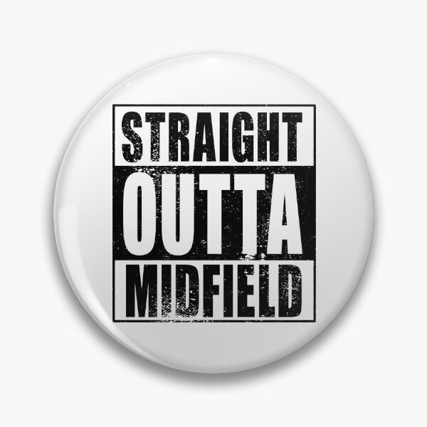 Item preview, Straight Outta Midfield (black) designed and sold by SolidEarthArt.