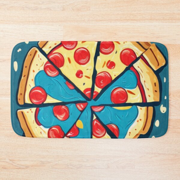 Item preview, Brightly Colored Pizza - Cartoon Style - Simple but Delicious designed and sold by WBP Mart.