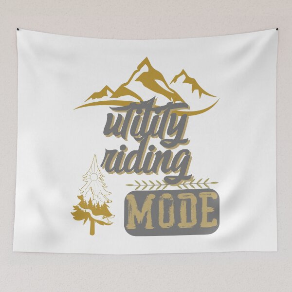 Item preview, utility riding mode, forest river sun inside tree pine designed and sold by movie-popcorn.