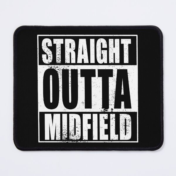 Item preview, Straight Outta Midfield (white) designed and sold by SolidEarthArt.
