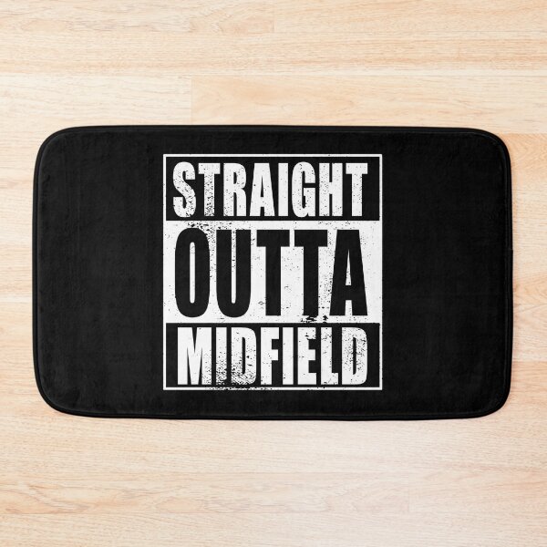 Item preview, Straight Outta Midfield (white) designed and sold by SolidEarthArt.