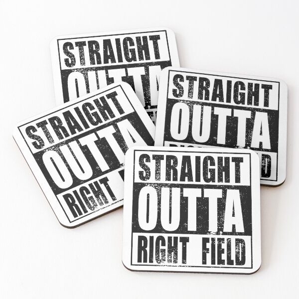 Item preview, Straight Outta Right Field (black) designed and sold by SolidEarthArt.