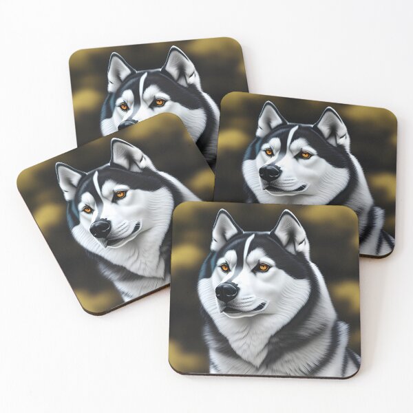 Item preview, Husky, charcoal drawing, Ai Generated Art  designed and sold by ACC .