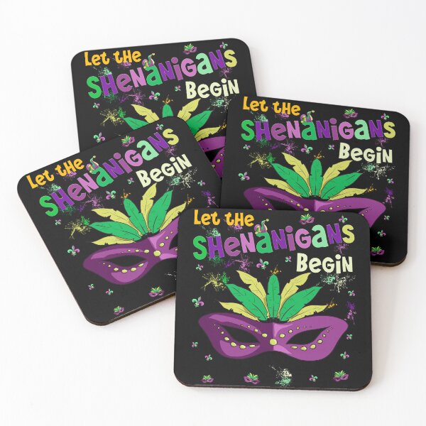 Item preview, Let The Shenanigans Begin Mask Tee Carnival Party Mardi Gras designed and sold by r-silver.