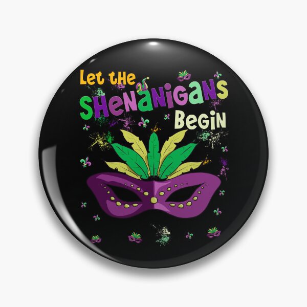 Item preview, Let The Shenanigans Begin Mask Tee Carnival Party Mardi Gras designed and sold by r-silver.