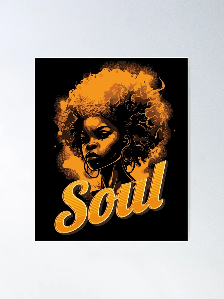 Disco Soul 70s Funk Afro Black Women Disco Party' Sticker