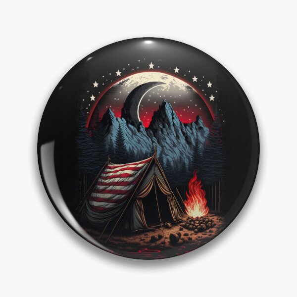 Item preview, Patriotic Campers American Flag designed and sold by druckfun.