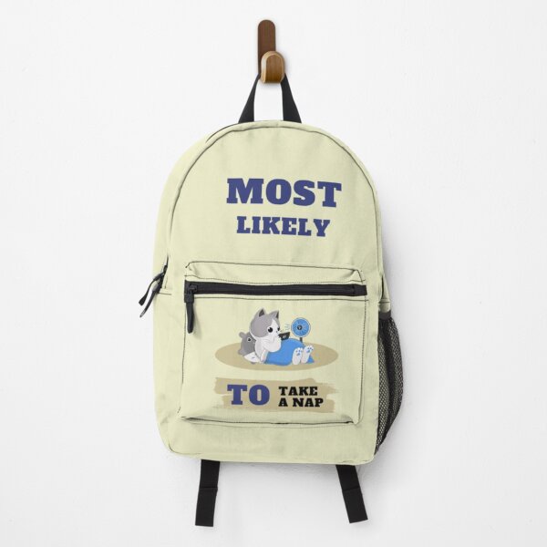 Item preview, cat most likely to take a nap designed and sold by shoula7art.