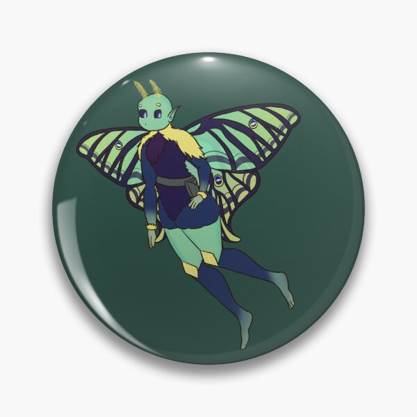 Item preview, Spanish Moon Moth Fairy designed and sold by ACryptidDraws.