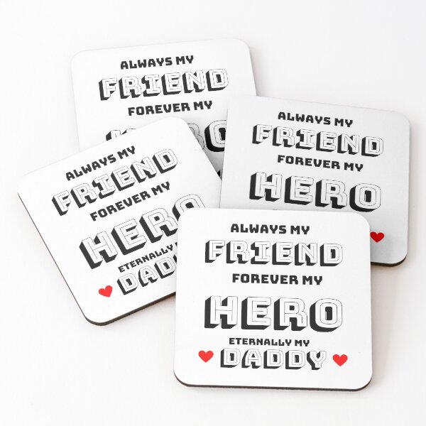 Item preview, Cuter version of Daddy, cuter version of daddy birthday, cuter version of dad, toddlers cuter version of dad, always my friend forever my hero eternally my daddy designed and sold by Celebrationist.