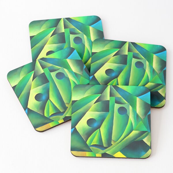 Item preview, Geometric Abstract Village Woman And Headscarf designed and sold by taiche.