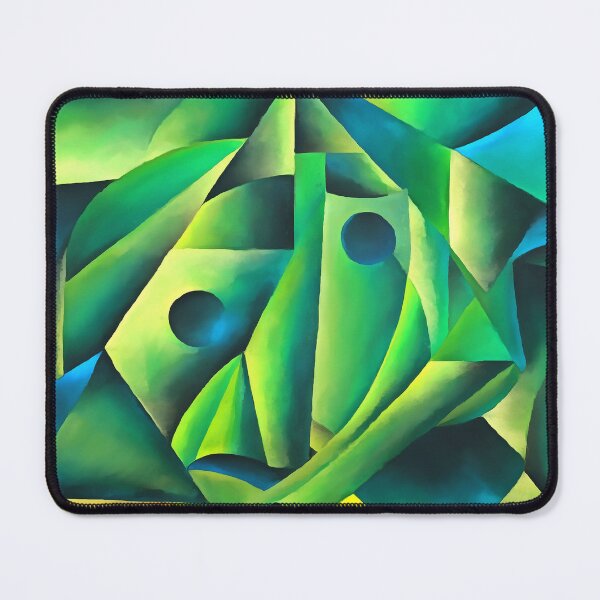Item preview, Geometric Abstract Village Woman And Headscarf designed and sold by taiche.