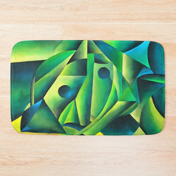 Item preview, Geometric Abstract Village Woman And Headscarf designed and sold by taiche.