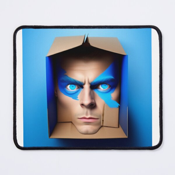 Item preview, The Blue Eyed Man in a Box designed and sold by CreepyDesigns.