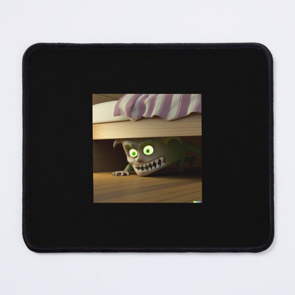 Item preview, 3D render of monster coming out from under the bed designed and sold by Drop Art.