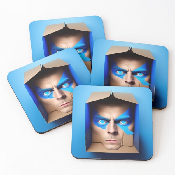 Item preview, The Blue Eyed Man in a Box designed and sold by CreepyDesigns.
