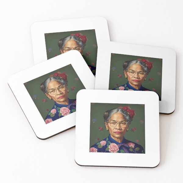 Item preview, Portait of Rosa Parks by Kehinde wiley designed and sold by dualogy.