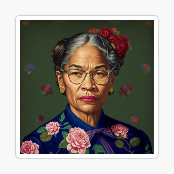 Artikel-Vorschau von Porträt von Rosa Parks von Kehinde Wiley, designt und verkauft von dualogy.