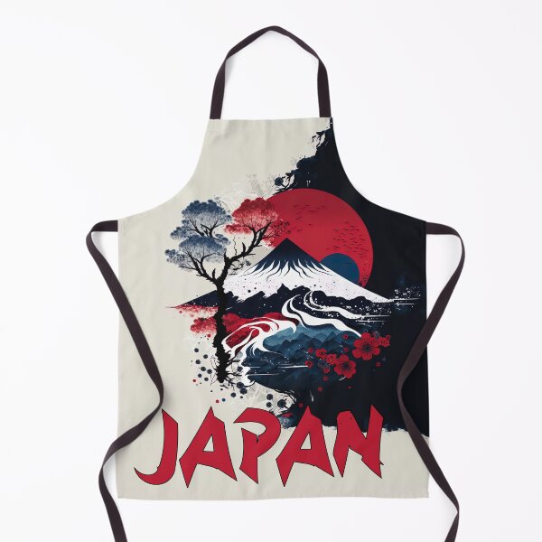 Item preview, Japanese mountainous landscape designed and sold by AreteSticker.