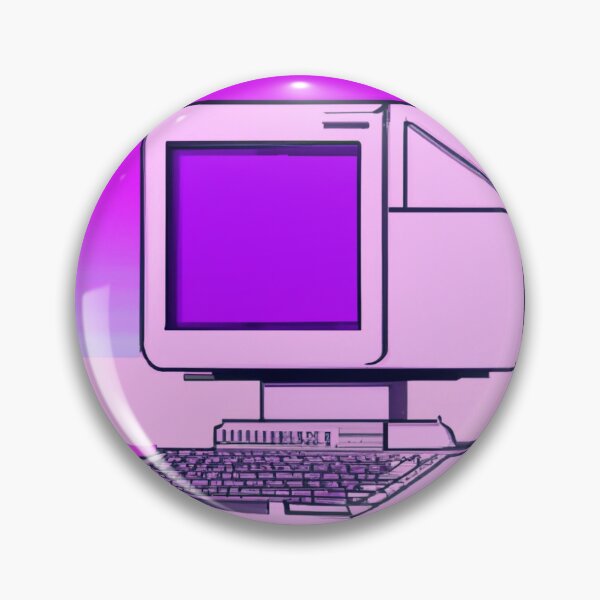 Item preview, A computer from the 90s in the style of vaporwave designed and sold by Drop Art.