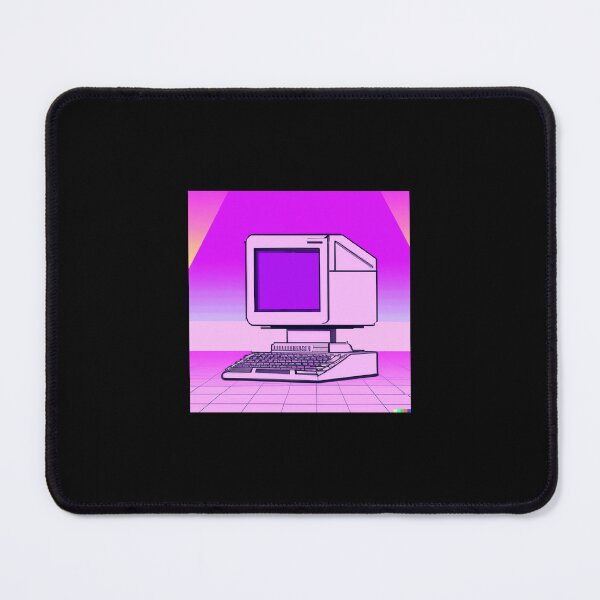 Item preview, A computer from the 90s in the style of vaporwave designed and sold by Drop Art.