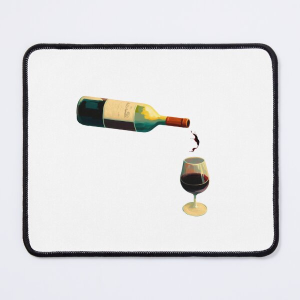 Item preview, Pouring wine in a glass ! designed and sold by FrenchBuddyArt.